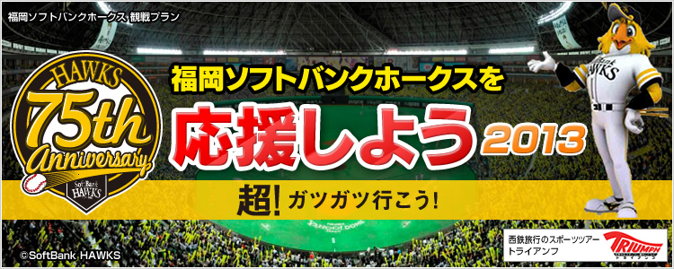 福岡ソフトバンクホークスを応援しよう!観戦プラン