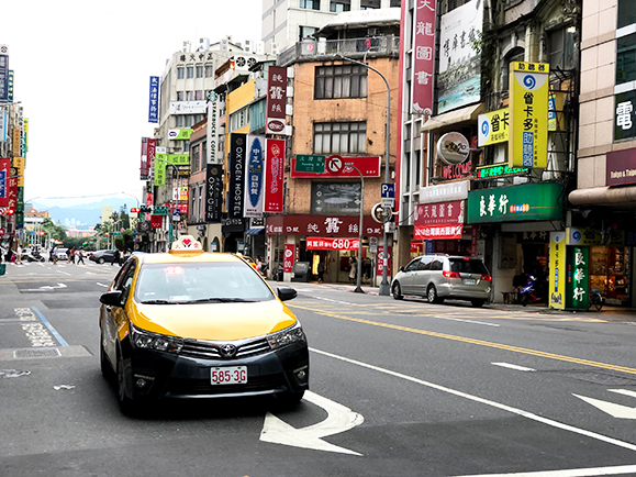 台北のタクシー