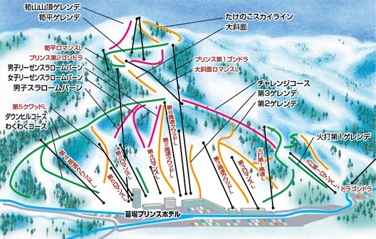 苗場スキー場案内スキーツアー スノーボードツアー 西鉄旅行