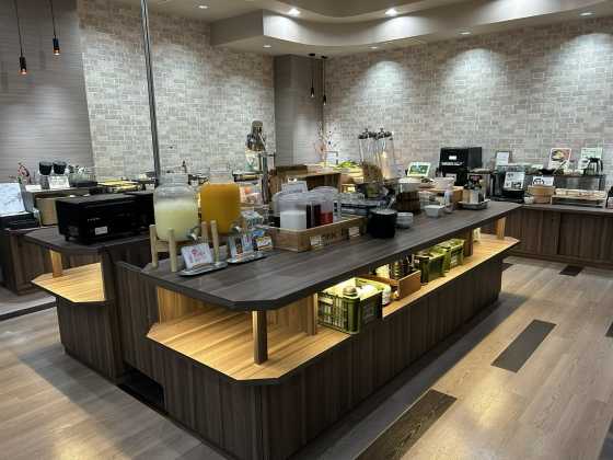 ホテルルートイン佐賀駅前朝食会場