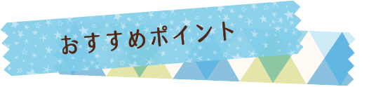 おすすめポイント