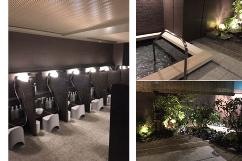 ソラリア西鉄ホテル京都プレミア　三条鴨川　地下１階の大浴場