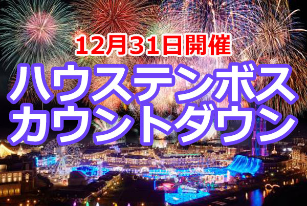 ハウステンボスカウントダウン花火
