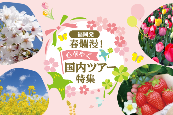 福岡発春の日帰りバスツアー