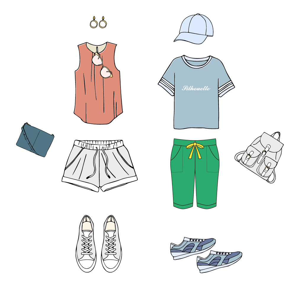 夏(6月～8月)の服装